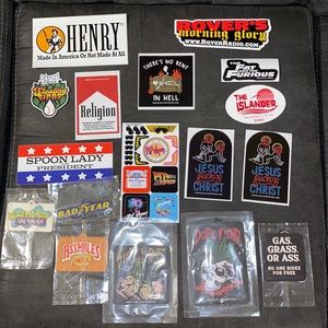 Random stickers and air fresheners